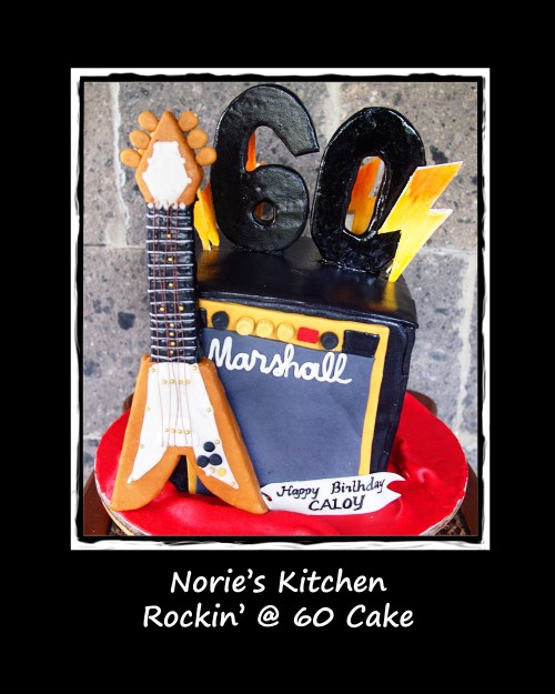 Norie's Kitchen - Rockin at 60 cake